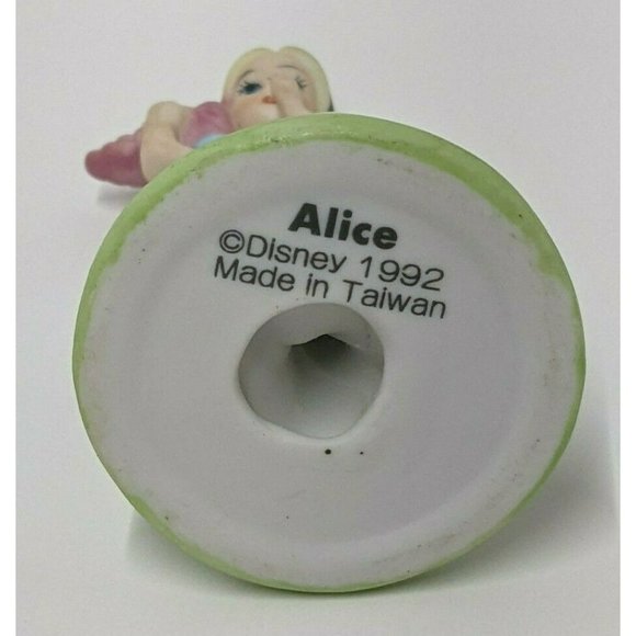 Vintage Walt Disney Alice in Wonderland Ceramic Figure Disney 1992 Taiwan HTF - Picture 3 of 4